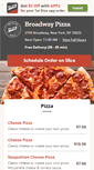 Mobile Screenshot of mybroadwaypizza.com